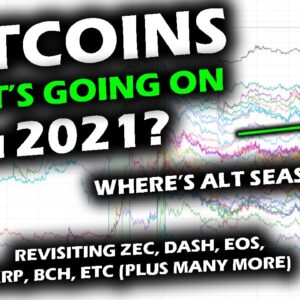 ALTSEASON ANTICIPATIONS as 2021 Consolidation Grips Altcoin Market, Bitcoin Price Washing Machine