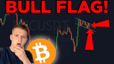 BITCOIN IS ABOUT TO PUMP... AND HERE IS WHY!! BULL FLAG BREAKING!!!