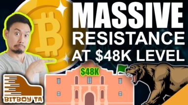 MASSIVE $48K Resistance from Bitcoin Bulls! (Bears Continue to Fight Key Levels)