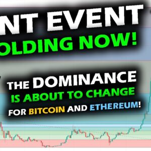 A HUGE MOMENT IS HAPPENING NOW for the Altcoin Market, Bitcoin and Ethereum