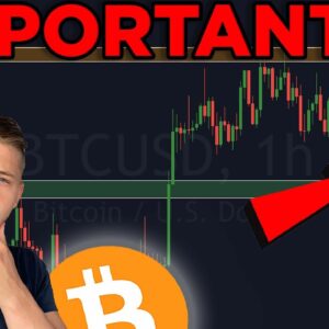 BITCOIN IS RETESTING CRUCIAL SUPPORT!! BITCOIN IS ABOUT TO DO SOMETHING CRAZY!!!!