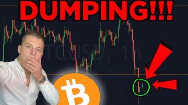 WARNING: BITCOIN FALLING RIGHT NOW!! ANOTHER DUMP INCOMING???