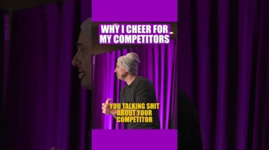 Why I Cheer For My Competitors #shorts