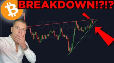 ANOTHER BITCOIN BREAKDOWN INCOMING?!?! [or will we pump?]