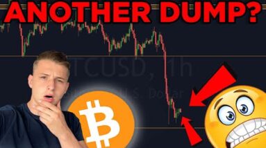 ANOTHER BITCOIN DUMP INCOMING!? IS IT SMART TO BUY RIGHT NOW??!!