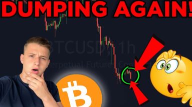 BITCOIN DUMPING AGAIN!!! IS THE BULL MARKET DONE?!?!?