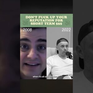 Don't mess up your reputation for short term $$$ #nft #garyvee #shorts