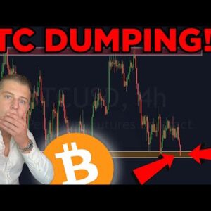 EMERGENCY: BITCOIN DUMPING RIGHT NOW!!!!