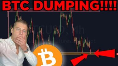 EMERGENCY: BITCOIN DUMPING RIGHT NOW!!!!