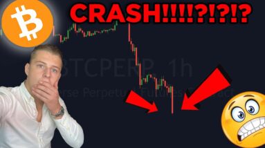 ?BITCOIN CRASHING RIGHT NOW!!!