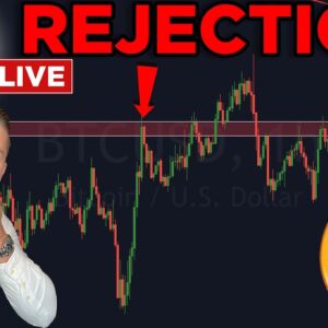 ?LIVE: ANOTHER REJECTION ON BITCOIN!!