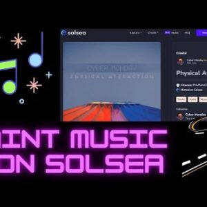 Minting your Music on Solsea - Solana Music NFT