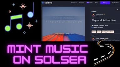 Minting your Music on Solsea - Solana Music NFT