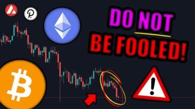 ⚠️ Cryptocurrency Investors - IT'S A TRAP! | BITCOIN & ETHEREUM CRASHING DUE TO *THIS* MANIPULATION!