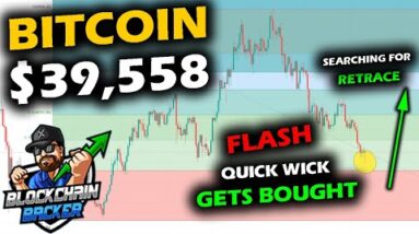 QUICK MOVE on Bitcoin Price Chart and Altcoin Market as Volatility Strikes Below $40,000