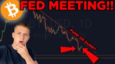 URGENT!? FED MEETING TODAY!! This Could Be Happening!!!