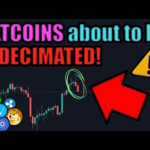 CRYPTOCURRENCY about to get DECIMATED! HUGE ALTCOIN RALLY to FOLLOW! UBER TO ACCEPT BITCOIN NEWS