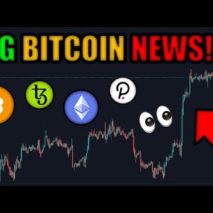 GUESS WHAT JUST CAUSED BITCOIN TO PUMP??? (POLKADOT, TEZOS, CRYPTO NEWS)