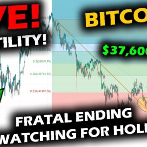 LIVE PRICE ACTION on the Bitcoin Price Chart and Altcoin Market as Volatility Swings Up and Down