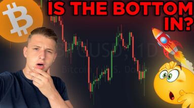 THE BITCOIN BOTTOM MAY BE IN NOW!!! [explained in this stream]