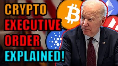 Joe Biden’s Cryptocurrency Executive Order EXPLAINED! (Good or Bad?) + Cardano Founder LIED? ???