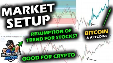 Sign of Strength Suspense for Stock Market as Bitcoin Price Chart and Altcoin Market Seek Direction