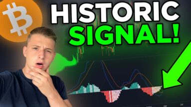 HISTORIC BITCOIN SIGNAL FLASHES!! LAST TIME THIS HAPPENED BITCOIN MOVED UP 84% (within 100 days)!!!!