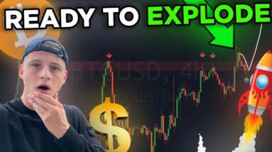 BITCOIN IS READY TO EXPLODE!! +IMPORTANT MOVING AVERAGE!!!