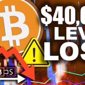 Bitcoin Dumping as $40,000 Level LOST (Institutions Hold RECORD Amount of Bitcoin)