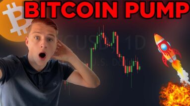 ?BITCOIN IS PUMPING RIGHT NOW!!! MAJOR SHORT SQUEEZE INCOMING!?!!?