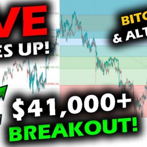 LIVE Bitcoin Price Chart BREAKS ABOVE $40k and Altcoin Market Follows