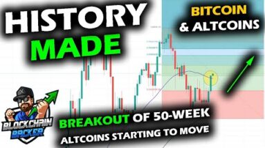 HISTORIC MOMENT as Bitcoin Price Chart Clears Phase Never Cleared Before, Altcoin Market Follows