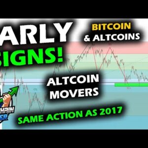 FIRST LEADER EMERGING as Rising Altcoin Market and Bitcoin Price Chart Show Similarities to History