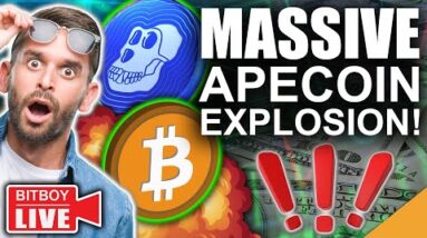 Bitcoin will Continue to Outperform Gold & Stock Market (ApeCoin EXPLODES 900%)