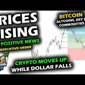 PRICES POPPING ON GOOD NEWS as Bitcoin Price Chart Rises 9% with Altcoin Market, Dollar Pulls Back