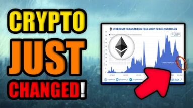 The Crypto Market is About to Bottom (Ethereum Usage Crashing!)