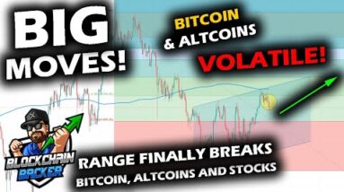 BREAKS FROM THE RANGE Bitcoin Price Chart Moves Down with Altcoin Market as Stocks Slip