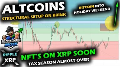 ALTCOIN MARKET SETUP on Brink as Bitcoin Price Chart Leads into Tax and Holiday Weekend NFT XRP News