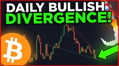 BITCOIN DAILY BULLISH DIVERGENCE!! + HUGE REVERSAL PATTERN!