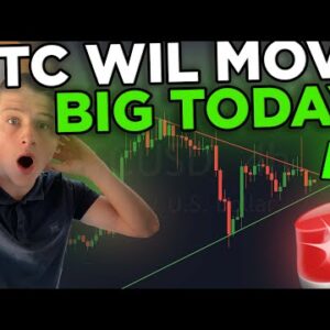 BITCOIN WILL MOVE BIG TODAY!? [here is why]