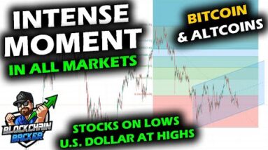 INTENSE MOMENT for MARKETS Bitcoin Price Chart and Altcoin Market as Stocks and DXY Reach Big Levels