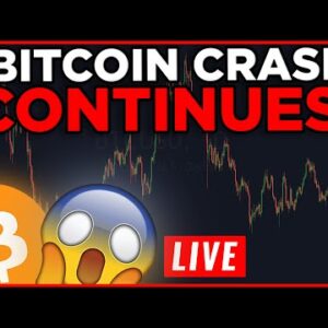 BITCOIN IS CRASHING! EXPLAINED WHY WE ARE DROPPING…