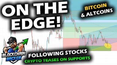 LIVING ON THE EDGE Markets Balance on Support for Bitcoin Price Chart, Altcoin Market and DJI