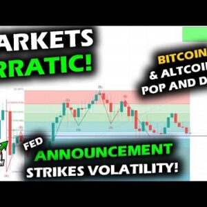 WILD ACTION in Markets as Announcement Shuffles Bitcoin Price Chart, Altcoin Market, Dollar and DJI