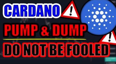 CARDANO PUMP & DUMP EXPOSED (Whale Manipulation)!!? Crypto Investors DO NOT BE FOOLED!