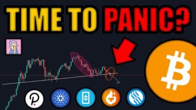 Bitcoin BREAKS Key Support!!! TIME TO PANIC?? Polkadot, Cardano, Theta & Uniswap Crypto News