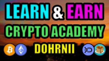 Learn & Earn: How Dohrnii Crypto Platform is REWARDING USERS To Get Educated in Crypto.