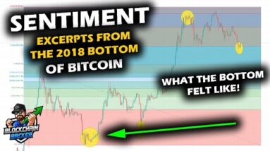 WHEN THE BOTTOM CAME IN, IT DIDN'T FEEL LIKE IT. Entries from 2018 Bitcoin Price Chart Bottom.