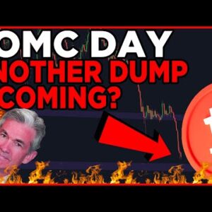 ANOTHER BITCOIN CRASH COMING TODAY? FOMC MEETING DAY!!!