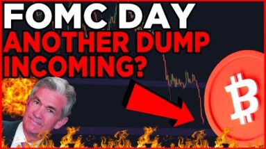 ANOTHER BITCOIN CRASH COMING TODAY? FOMC MEETING DAY!!!